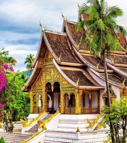 Wat Xieng Thong temple in Luang Prabang, Laos